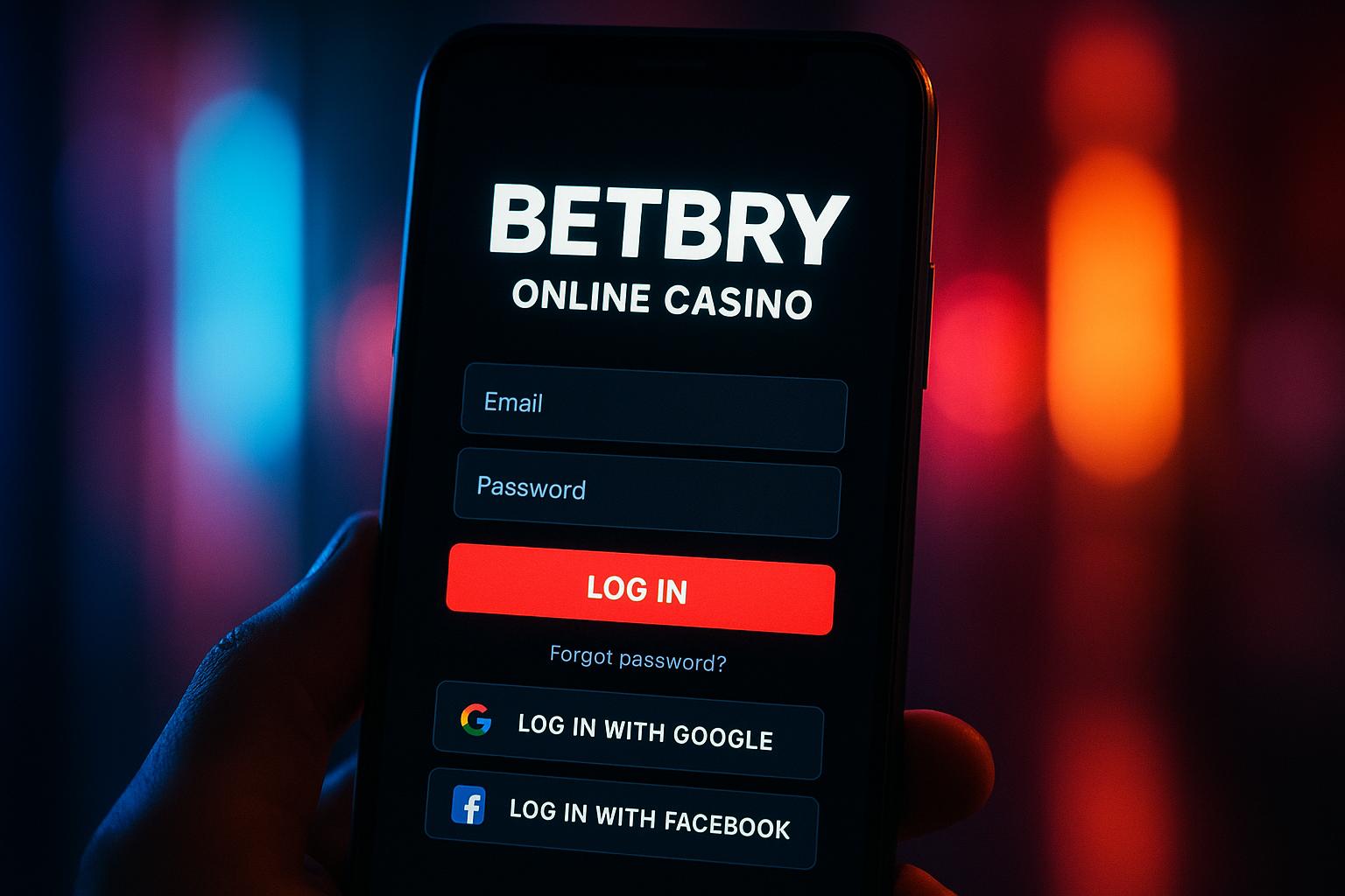 Criar uma nova Conta no plataforma BETBRY
